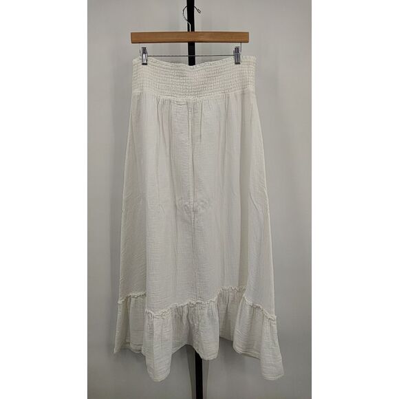 Quince Ivory Maxi Skirt NWOT - Picture 3 of 3